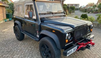 1995 Land Rover 90 Defender 300TDI 2.5 Soft Top Convertible Dirty Diesel! Export