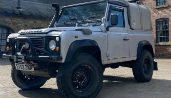 2004 53 LAND ROVER DEFENDER 90 TD5 PICK UP SAFARI SNORKEL 16”  MODULAR ALLOYS