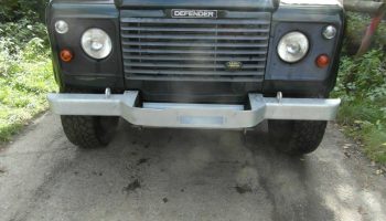 LAND ROVER DEFENDER HEAVY DUTY WINCH BUMPER GALVANISED