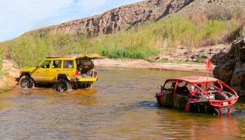 Where Was This RZR Going? Another Flooded River Crossing