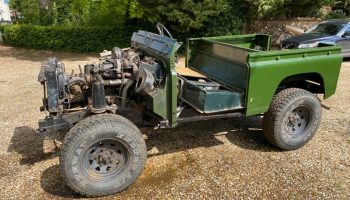 DEFENDER 90. REGISTERED 1987. PART RESTORED PROJECT.