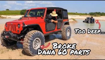 Testing My Hemi Jeep Offroad And Hydrolocking a TJ…
