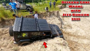 Jeep Wrangler Rubicon 2021 got stuck | Offroad gone wrong | Thar 2020, Maruti Gypsy ,Thar 700