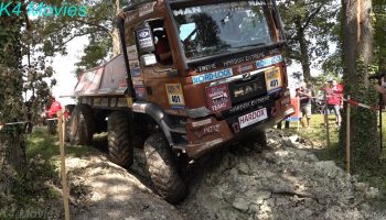 8×8 off road Mercedes, MAN trucks in action in Europa truck trial @ Fublaines 2021