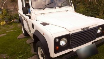 Land Rover Defender 90 tdi White Low Mileage 87475