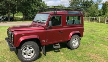 Land Rover Defender 90 County 2.5 TD5 SWB Red 2001 Private Plate NO RESERVE XXXX