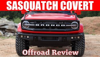 STUNNING 2021 Ford BRONCO Big Bend Sasquatch COVERT Edition Race Red Offroad Review
