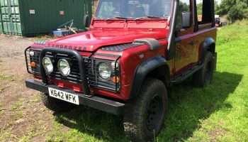 Land rover defender 90 200 tdi soft top USA EXPORTABLE matching numbers