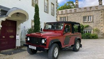Landrover Defender 90 TDCi Pick Up with soft top conversion