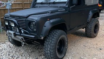 Defender 90 pick up with 4 inch lift